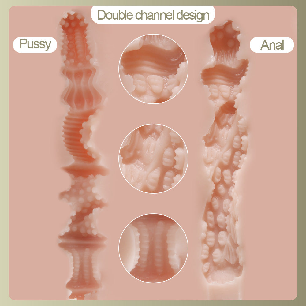 Realistic Soft Body Companion Toy for Men – Dual-Channel Design Intimacy & Leisure Toy