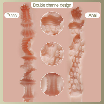Realistic Soft Body Companion Toy for Men – Dual-Channel Design Intimacy & Leisure Toy