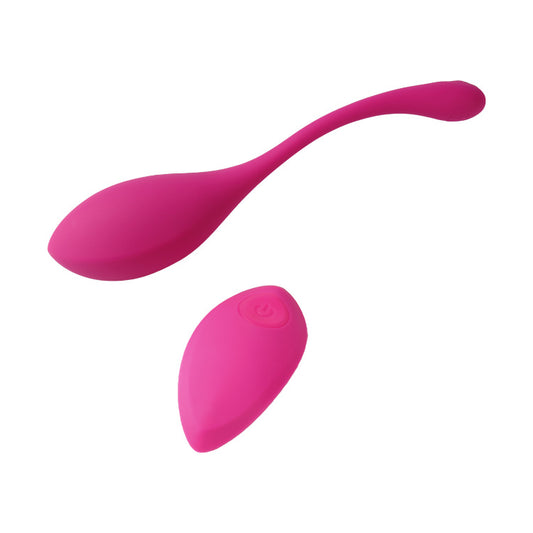 Rechargeable couples intimacy vibrator components displayed in pink color
