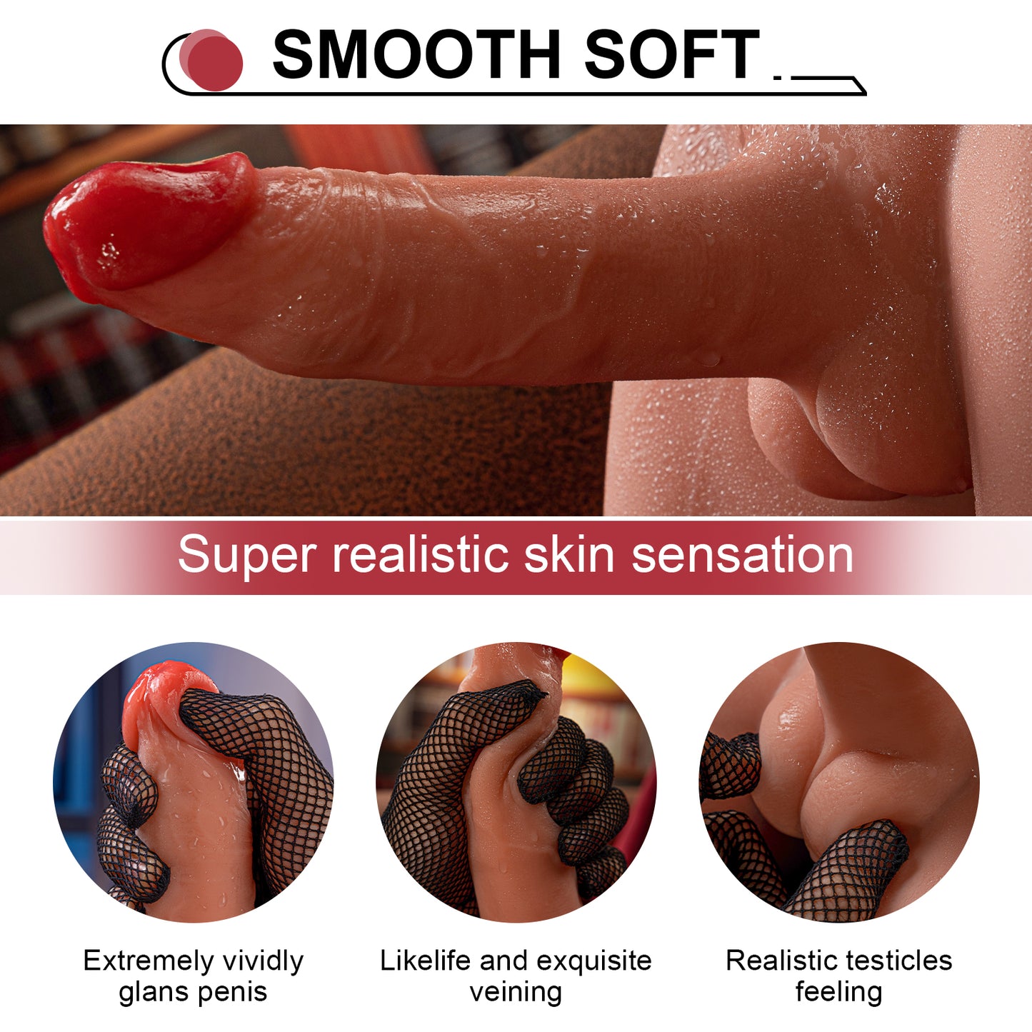 Realistic Thrusting & Vibrating Male Masturbator | USB Rechargeable Pleasure Toy