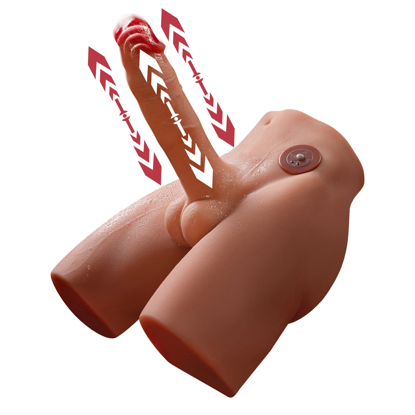 Realistic Thrusting & Vibrating Male Masturbator | USB Rechargeable Pleasure Toy