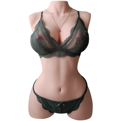 Luxury sculpted female torso companion toy with ultra-soft realistic body design
