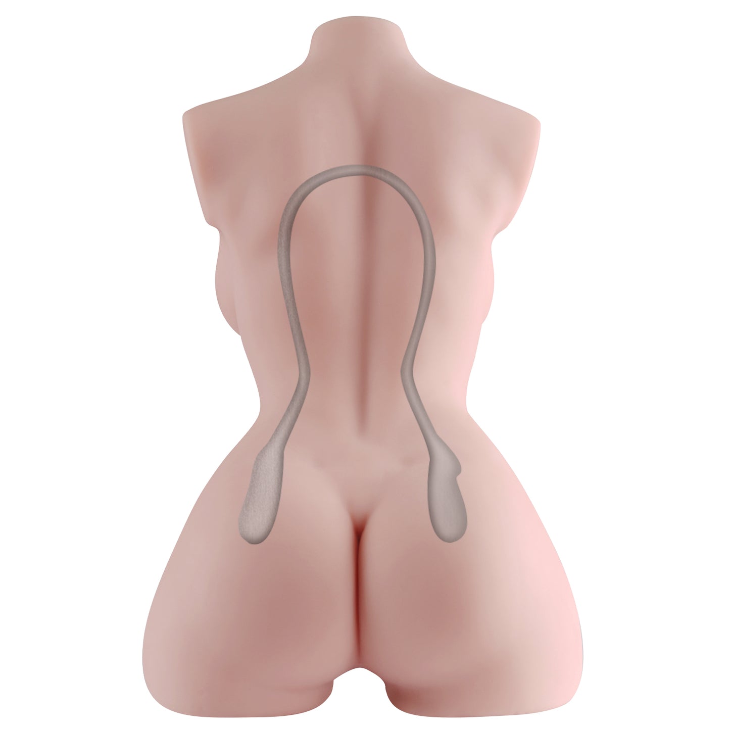 Luxury Sculpted Female Torso Doll for Men – Ultra-Soft Body Companion & Intimacy Toy
