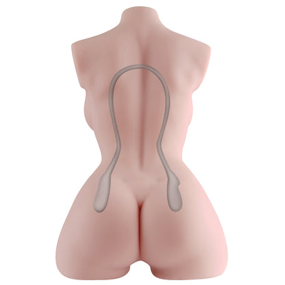 Luxury Sculpted Female Torso Doll for Men – Ultra-Soft Body Companion & Intimacy Toy