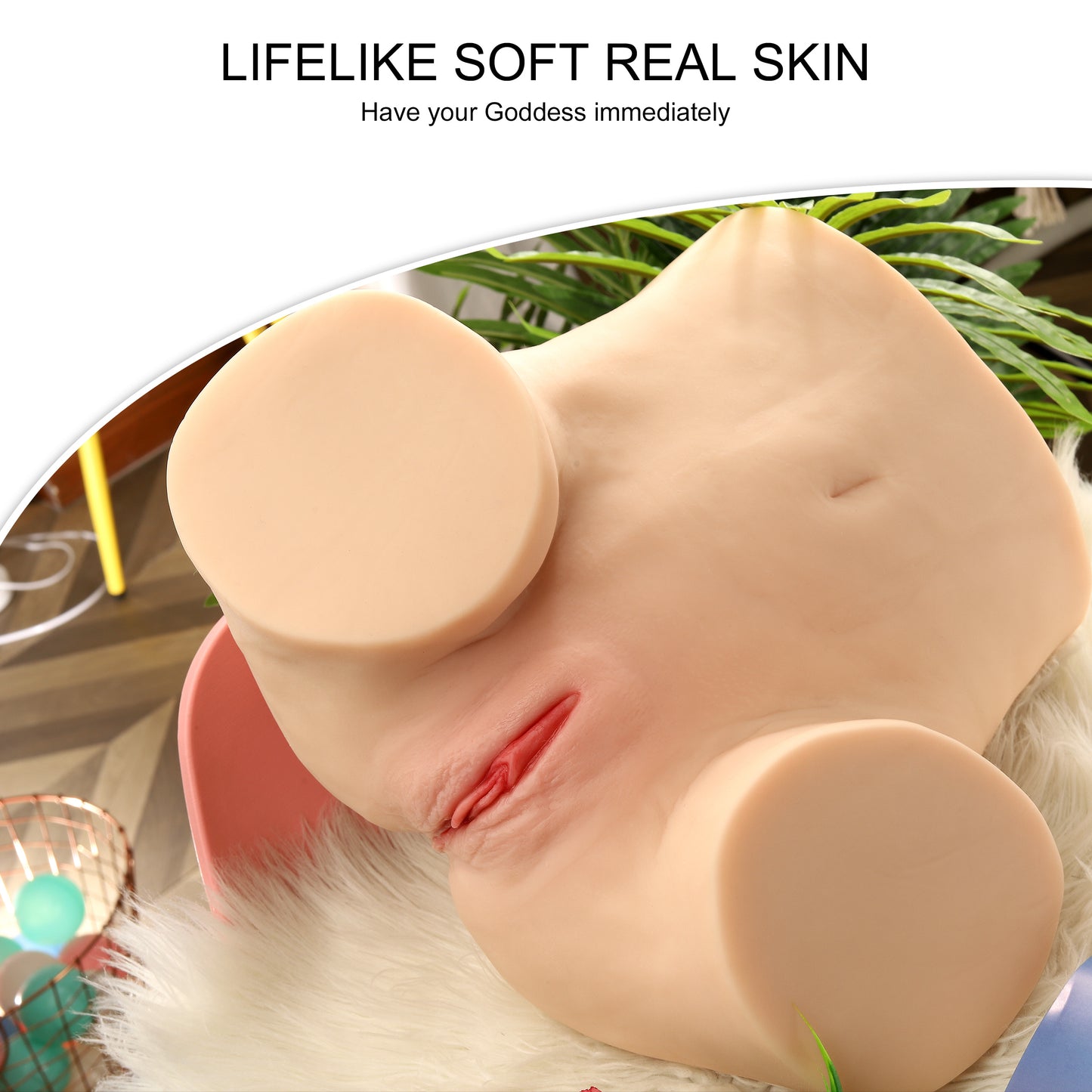 Realistic Lower Torso Doll for Men – Soft Touch Body Companion & Intimacy Toy