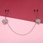 Heart Charm Anal Plug & Nipple Clamps BDSM Set for Couples