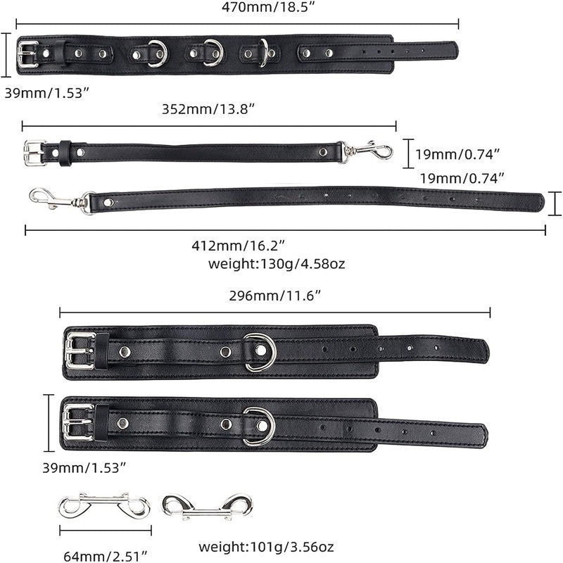 Women’s Reverse Handcuffs with Hook – Couples Bondage Restraint Toy, Adjustable Training & Roleplay Accessory