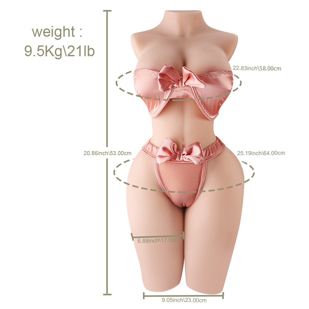 Realistic Soft Body Companion Toy for Men – Dual-Channel Design Intimacy & Leisure Toy