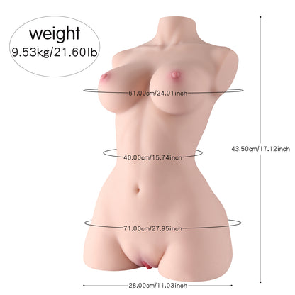 Luxury Sculpted Female Torso Doll for Men – Ultra-Soft Body Companion & Intimacy Toy
