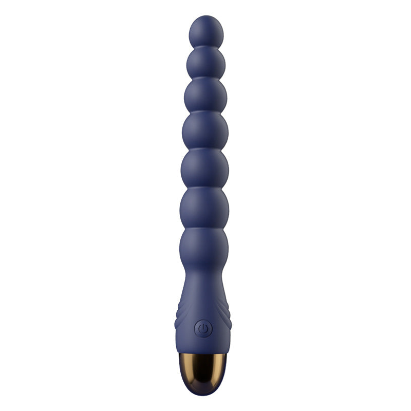 Soft Silicone Vibrating Anal Beads | Flexible Unisex Pleasure Toy