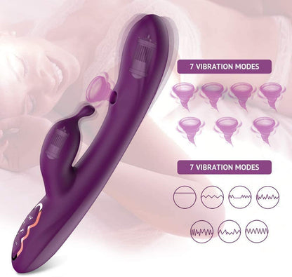 7-Mode Rabbit Vibrator for Women | G-Spot & Clitoral Stimulator