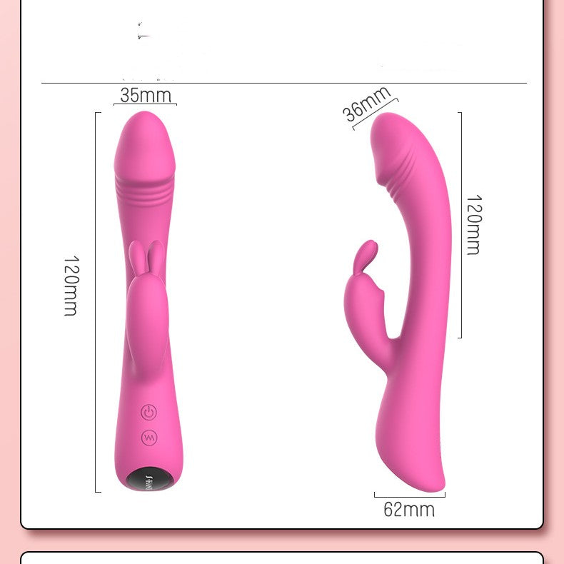 Rechargeable Rabbit Vibrator for Women | G-Spot & Clitoral Stimulator