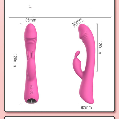 Rechargeable Rabbit Vibrator for Women | G-Spot & Clitoral Stimulator