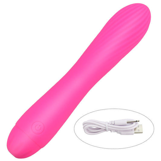 Rechargeable Vibrating Massage Wand for Women – Slim Ergonomic Body Stimulation & Wellness Toy