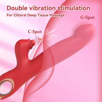 Dual Motor Rabbit Vibrator for Women | G-Spot & Clitoral Stimulator