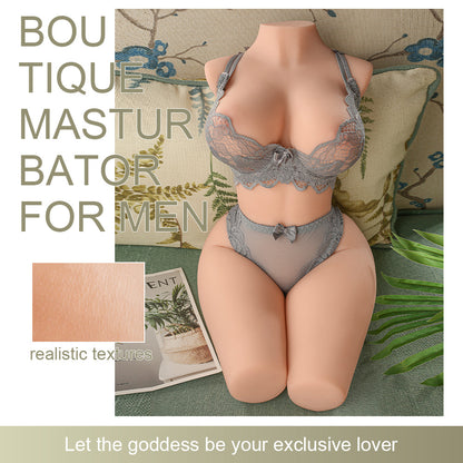 Realistic Soft Body Companion Toy for Men – Dual-Channel Design Intimacy & Leisure Toy