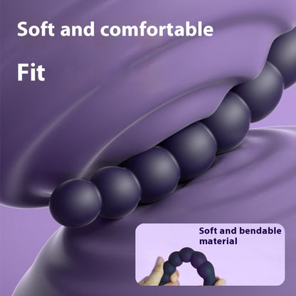 Soft Silicone Vibrating Anal Beads | Flexible Unisex Pleasure Toy