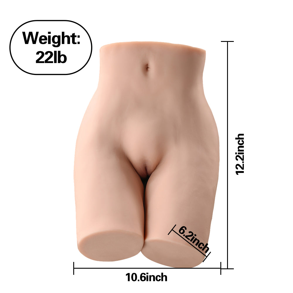 Premium Realistic Soft Body Lower Torso Doll – Men’s Companion & Leisure Toy