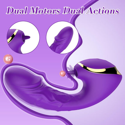 Dual Motor Wearable Vibrator | G-Spot & Clitoral Stimulator