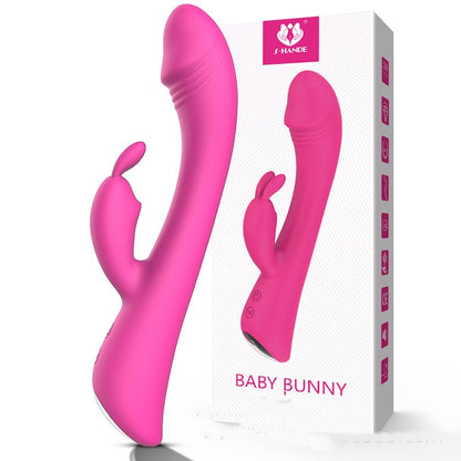 Rechargeable Rabbit Vibrator for Women | G-Spot & Clitoral Stimulator